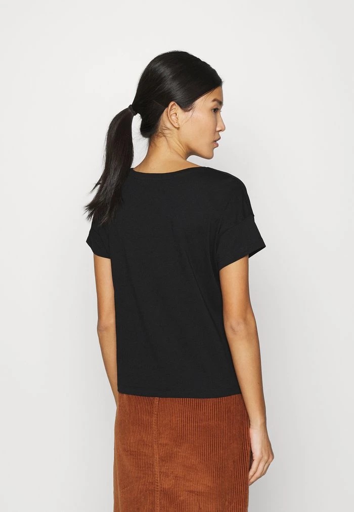 T-Shirt ANNA FIELD Anna Field Basic T-shirt Noir Femme | AMD-2985935